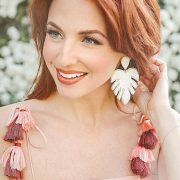 image of a model wearing earrings from LuluBells